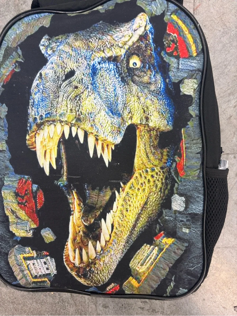 Back to School Stylish and Bright T-Rex Backpack